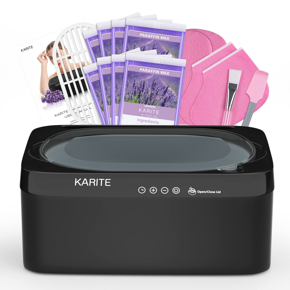 Karite front view with closed lid showing compact design and easy storage benefit