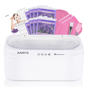 Karite front view showing compact warmer and clear controls for easy use