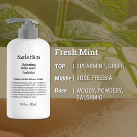 Karl&Häns mellow coconut lather on skin demonstrating non-drying finish