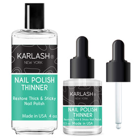 Karlash bottle front view showing label and professional refill benefit