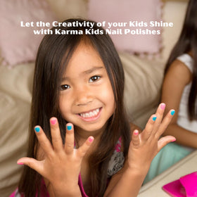 karma organic brush close-up demonstrates smooth application and kid-friendly control
