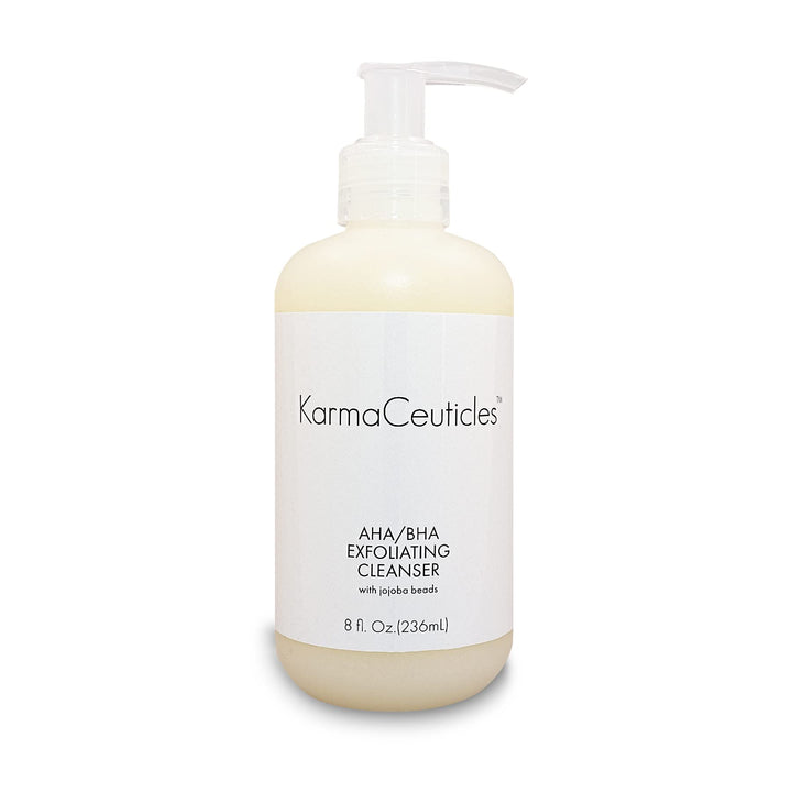 KarmaCeuticles cleanser front packaging showing brand and benefits