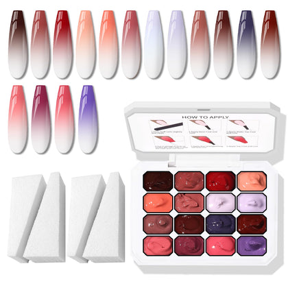 Karroy front packaging showing 16 colors and easy ombre benefits