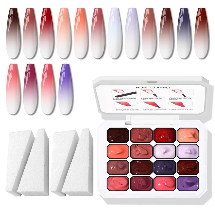 Karroy front packaging showing 16 colors and easy ombre benefits