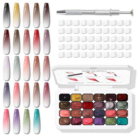 Karroy front packaging showing 24 colors and kit components for easy selection