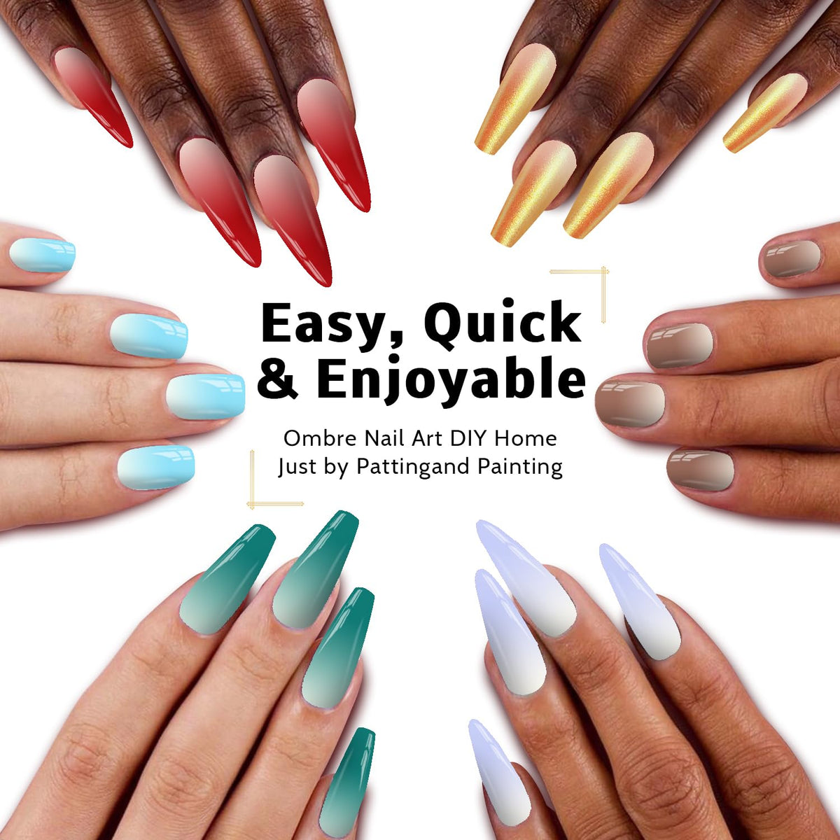 karroy swatch display of gradient strips showing color range for design selection