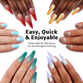 karroy swatch display of gradient strips showing color range for design selection