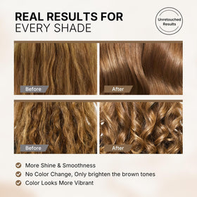 Karseell applied on damp hair demonstrating easy at-home refresh and coverage