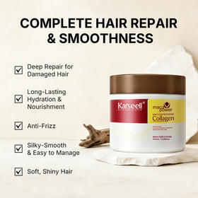 Karseell argan oil ingredient shot highlighting nourishment and shine benefits