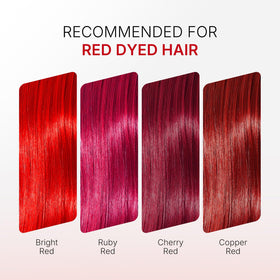 Karseell before and after red refresh showing brighter color and improved shine