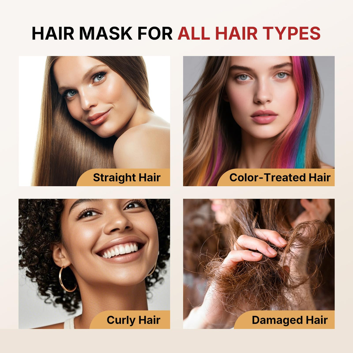 Karseell before and after split ends visualizing reduced breakage and smoother ends