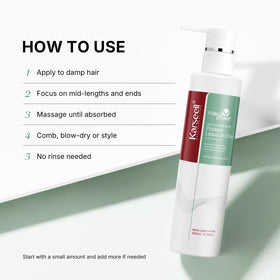 Karseell bottle label detail showing ingredients and usage benefits at a glance