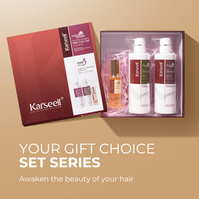 Karseell conditioner pour texture demonstrating smoothing action