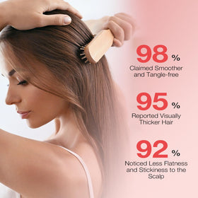 Karseell foam on fine hair showing gentle cleanse and root lift