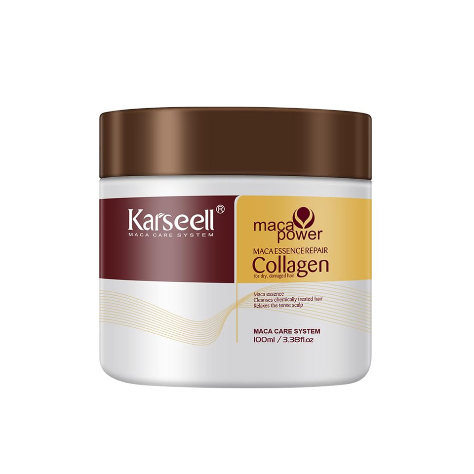 Karseell front packaging showing compact 100ml travel-friendly mask and benefits