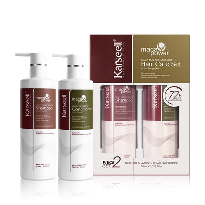 Karseell front packaging showing shampoo and conditioner, conveys professional hydration