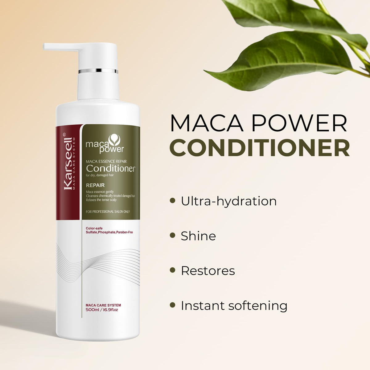 Karseell argan oil and collagen ingredients arranged to show nourishing benefits