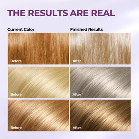 karseell lifestyle blonde hair showing cool-toned shiny results