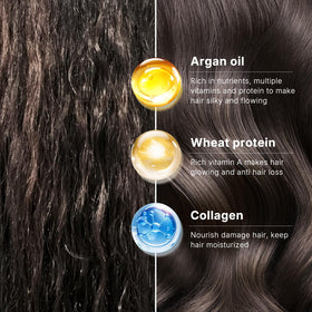 Karseell mask cream texture on spoon showing rich conditioning formula