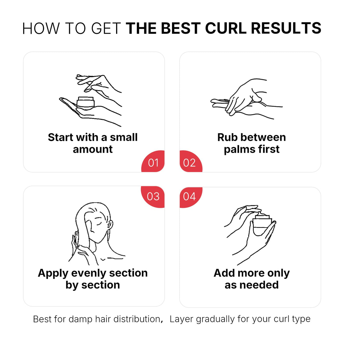 Karseell used on dry hair to refresh curls and reduce frizz benefit