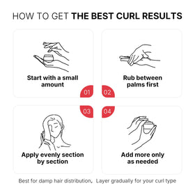 Karseell used on dry hair to refresh curls and reduce frizz benefit