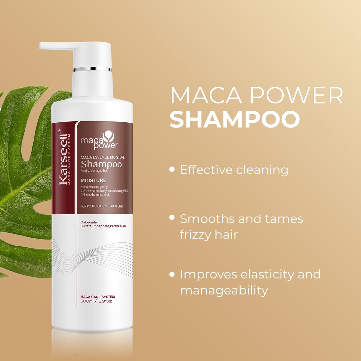 Karseell shampoo lather in hands demonstrating gentle cleansing foam