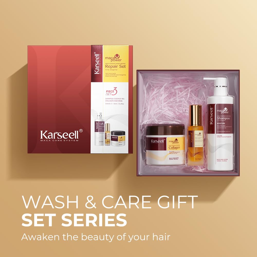 Karseell shampoo pump closeup highlighting easy dispensing and nourishment