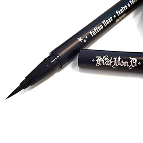 Kat Von D liner held in hand illustrating full-size scale and easy grip