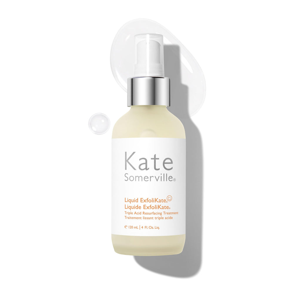 Kate Somerville bottle front view showing product and branding for clear identification