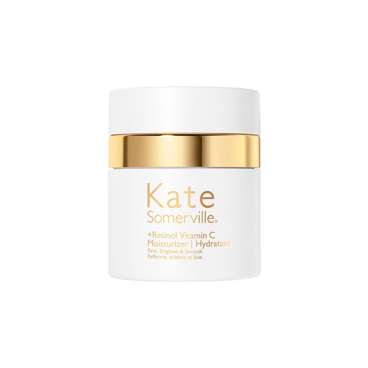 Kate Somerville product staged in clinic-inspired bathroom for luxury feel