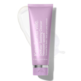 Kate Somerville bottle front packaging shows calming cleanser benefits