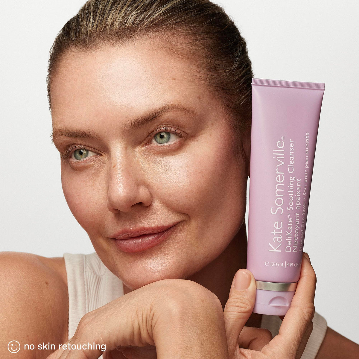 Kate Somerville label closeup highlighting clinical study claims