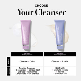 Kate Somerville cleanser splash scene suggesting post-treatment calm