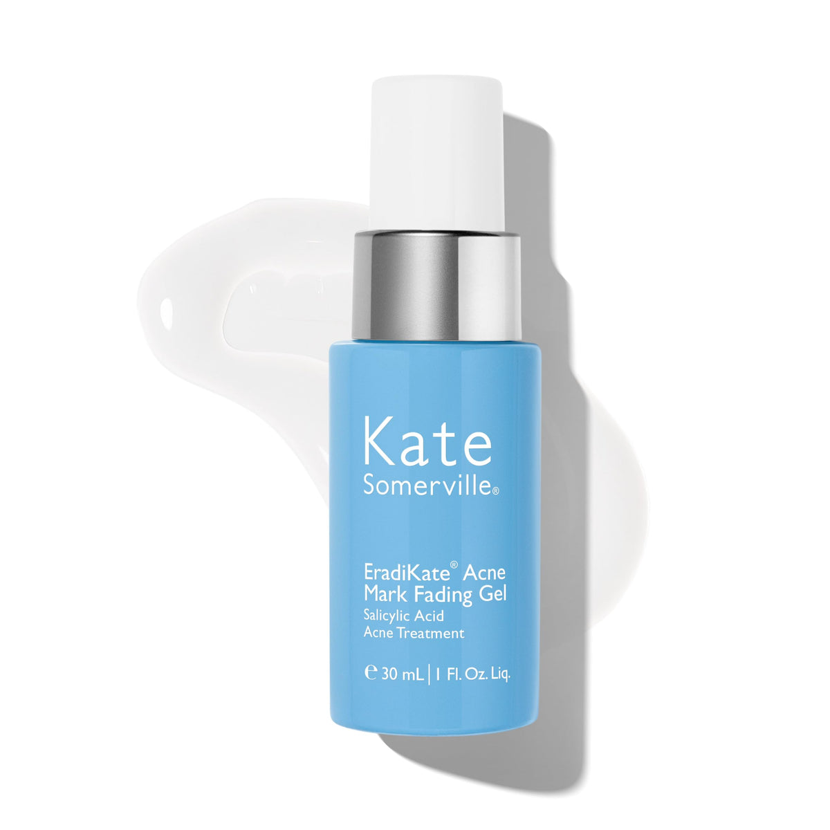 Kate Somerville front packaging showing treatment gel and brand for clear skin