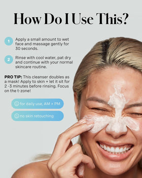 Kate Somerville product label close-up highlighting clinical sulfur formulation