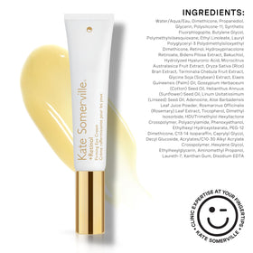 Kate Somerville before and after close-up demonstrating visible smoothing and brightening benefit