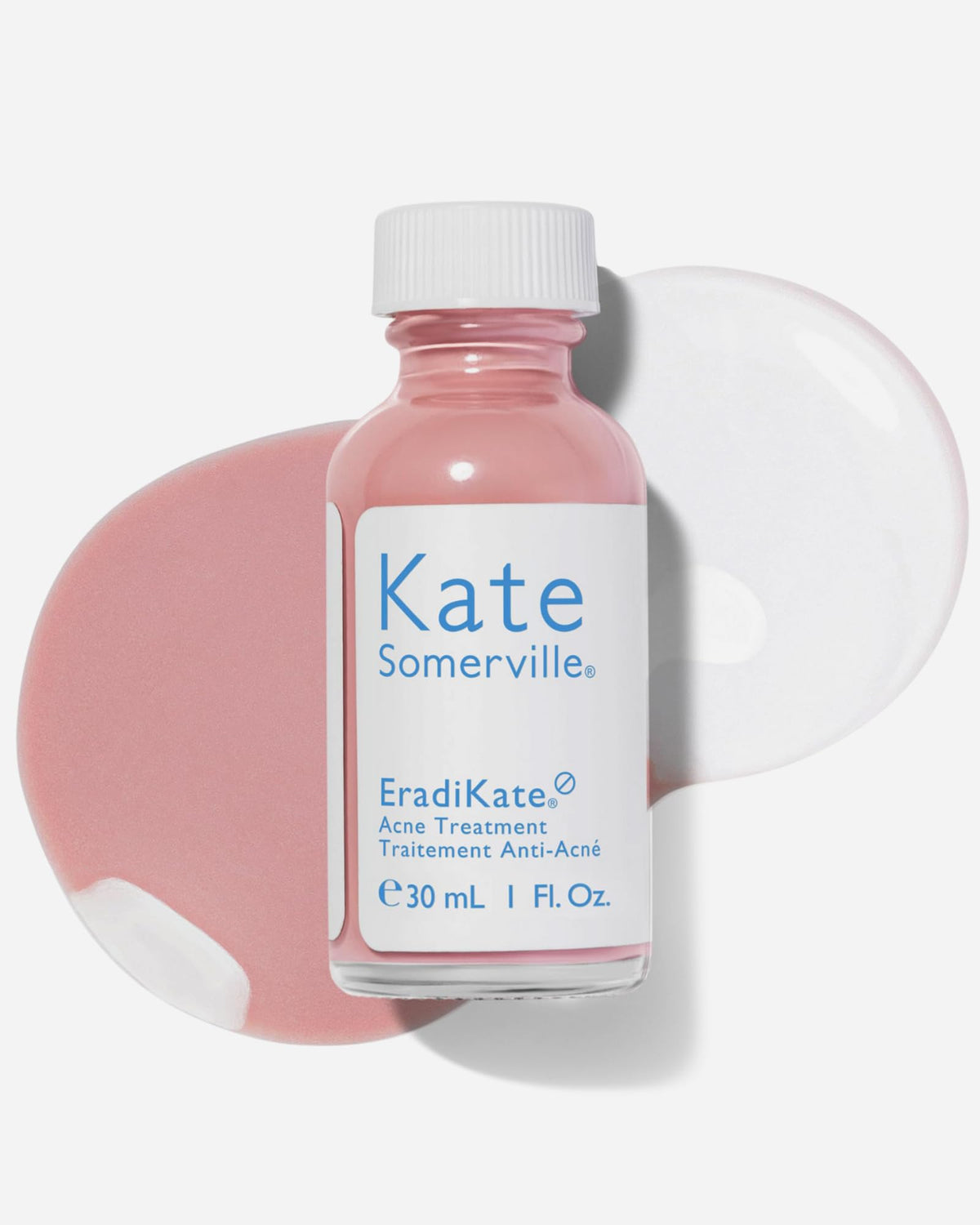 Kate Somerville front packaging showing bottle and label for quick identification and benefit
