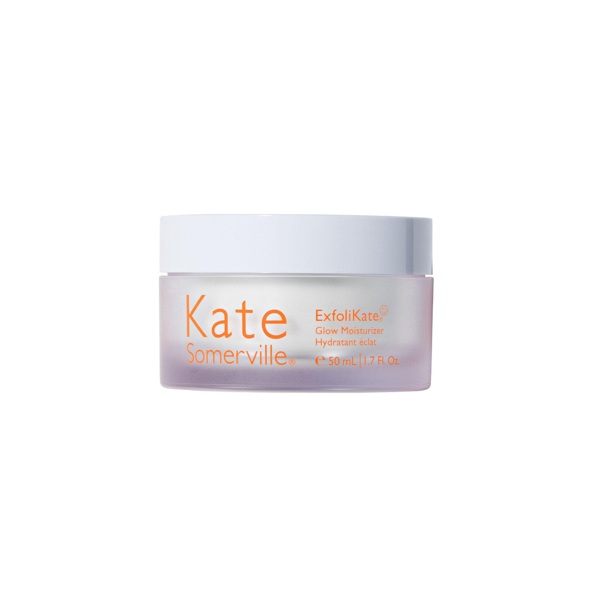 Kate Somerville jar on bathroom shelf in lifestyle setting conveying daily ritual