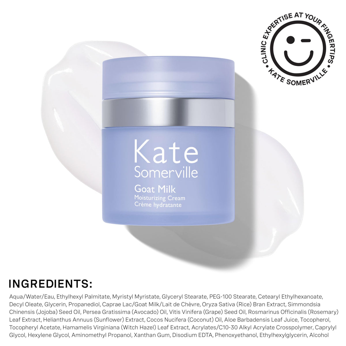 Kate Somerville on bathroom counter lifestyle shot suggesting daily routine integration benefit
