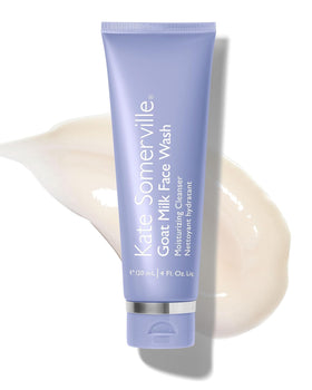 Kate Somerville bottle front showing packaging and gentle cleanser benefit