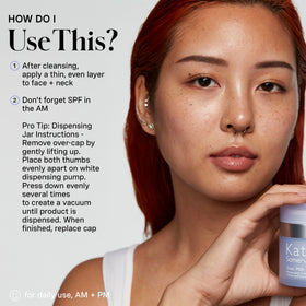 Kate Somerville ingredient layout with goat milk and oils showing nourishing blend benefit
