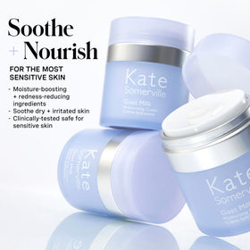 Kate Somerville pump close-up dispensing cream for controlled, hygienic application benefit
