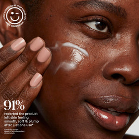 Kate Somerville cream being dispensed onto hand for easy application