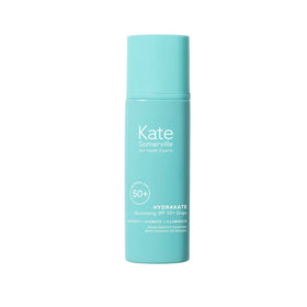 Kate Somerville reapplication demo at poolside showing water-resistant guidance benefit
