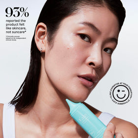 Kate Somerville tinted drop on hand showing universal tint blending benefit