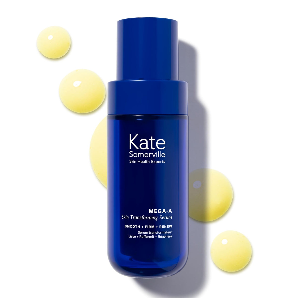 Kate Somerville bottle front packaging showing label and sleek design benefit visible branding