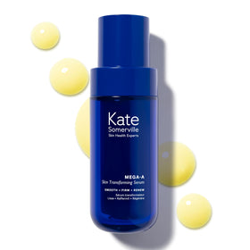 Kate Somerville bottle front packaging showing label and sleek design benefit visible branding