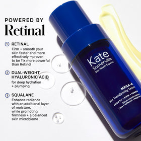 Kate Somerville serum pipette dispensing drop demonstrating precise application control benefit