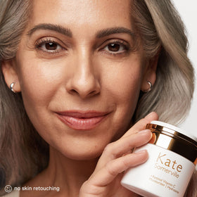Kate Somerville 1.7 fl oz beside ruler showing compact travel-friendly size