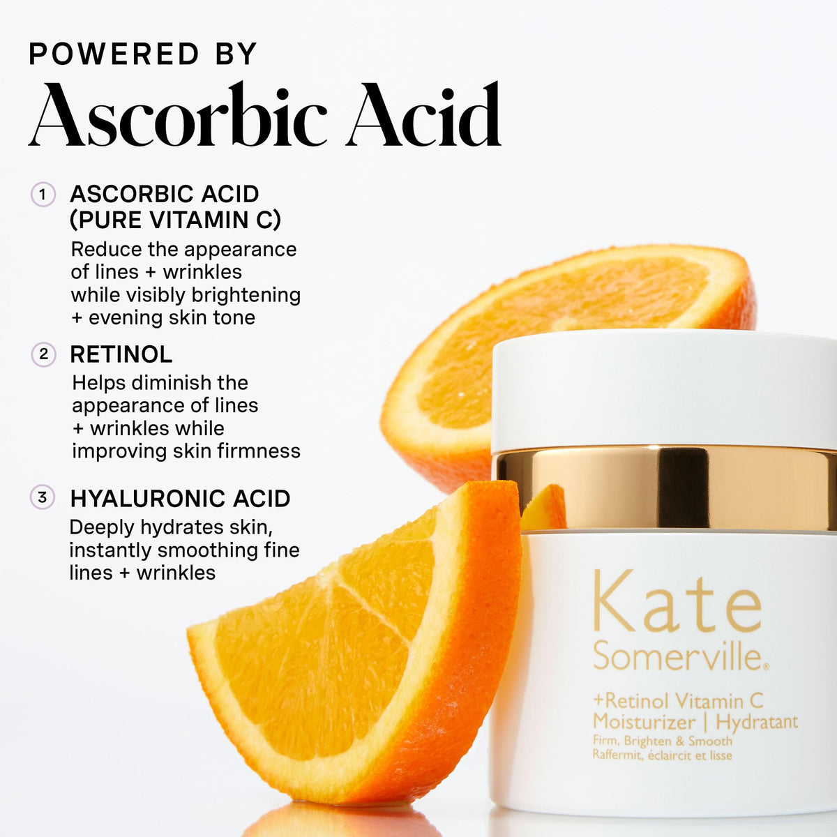 Kate Somerville cream texture close-up showing lightweight, hydrating feel